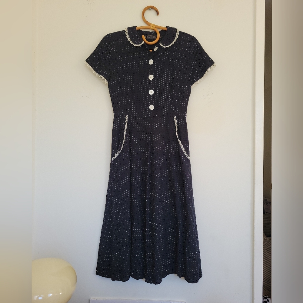 Christy Dawn Sebastian Dress polka dot XS